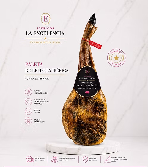 Paleta de Bellota 50% Raza Iberica